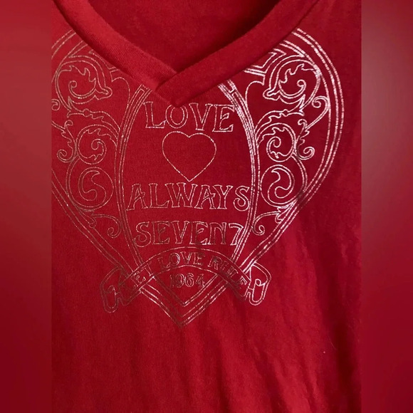 7 For All Mankind lightweight 3/4 sleeve hooded shirt - Picture 2 of 7